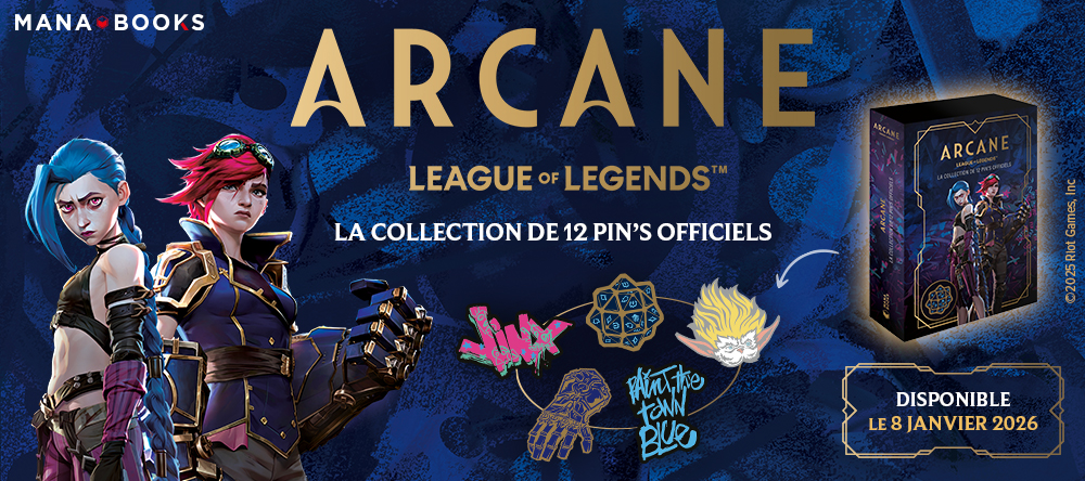 Arcane : 12 pin’s officiel à collectionner !