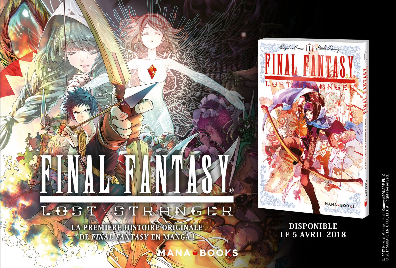 Final Fantasy Lost Stranger Premier Manga Original De La Saga Final Fantasy
